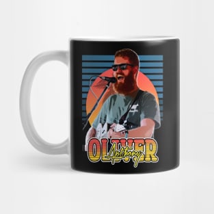 Retro Flyer Style Oliver Anthony Fan Art Mug